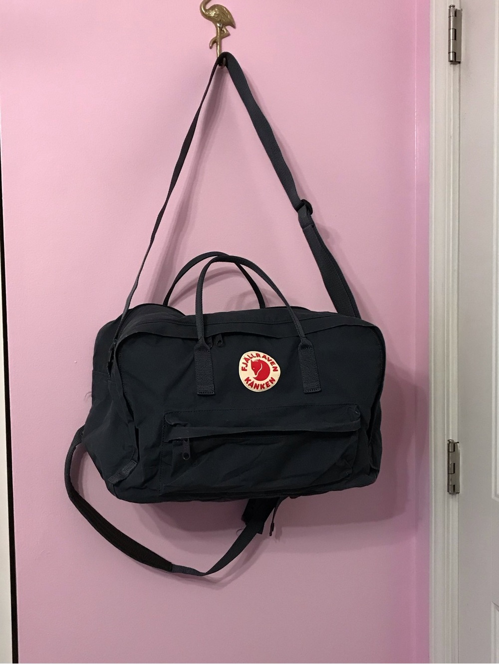 Fjällräven Kanken gray Weekender duffle bag 23802
